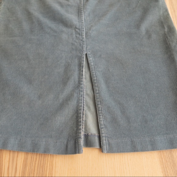 GUESS A-Line Slit Corduroy Skirt - Picture 3 of 7